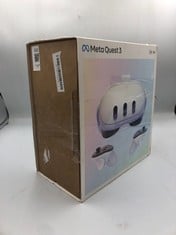 META QUEST 3 128GB VR HEADSET: MODEL NO S3A (RRP-£409):: LOCATION - Q2 RACK