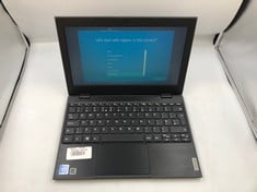 LENOVO 100E 2ND GEN 64GB LAPTOP.. INTEL CELERON N4120 CPU@ 1.10GHZ, 4GB RAM, [JPTE73213]: LOCATION - E RACK