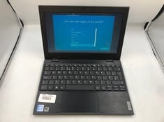 LENOVO 100E 2ND GEN 64GB LAPTOP.. INTEL CELERON N4120 CPU@ 1.10GHZ, 4GB RAM, [JPTE73209]: LOCATION - E RACK