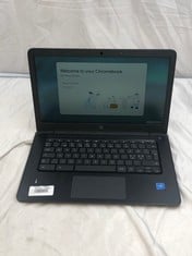 HP CHROMEBOOK 14 32GB LAPTOP: MODEL NO 14-CA080NO. INTEL CELERON N3350, 4GB RAM,:: LOCATION - S2 RACK