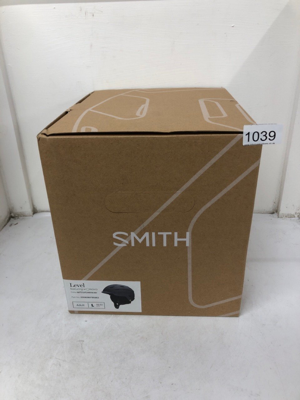 SMITH OPTICS HELM LEVEL MIPS MATTE SLATE GR.L (59-63CM) NEU.: LOCATION - FRONT RACK