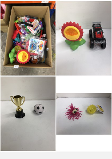 QUANTITY OF TOYS AND GAMES ITEMS TO TO INCLUDE TOY MONSTER TRUCK: LOCATION - A RACK