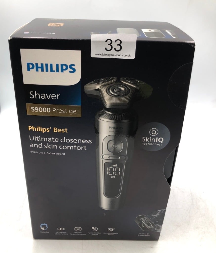 PHILIPS SHAVER SERIES 9000 PRESTIGE, WET AND DRY ELECTRIC SHAVER, BRIGHT CHROME, LIFT & CUT SHAVING SYSTEM, SKIN IQ TECHNOLOGY, QI CHARGING PAD, BEARD STYLER, NOSE TRIMMER, MODEL SP9871/22.: LOCATION