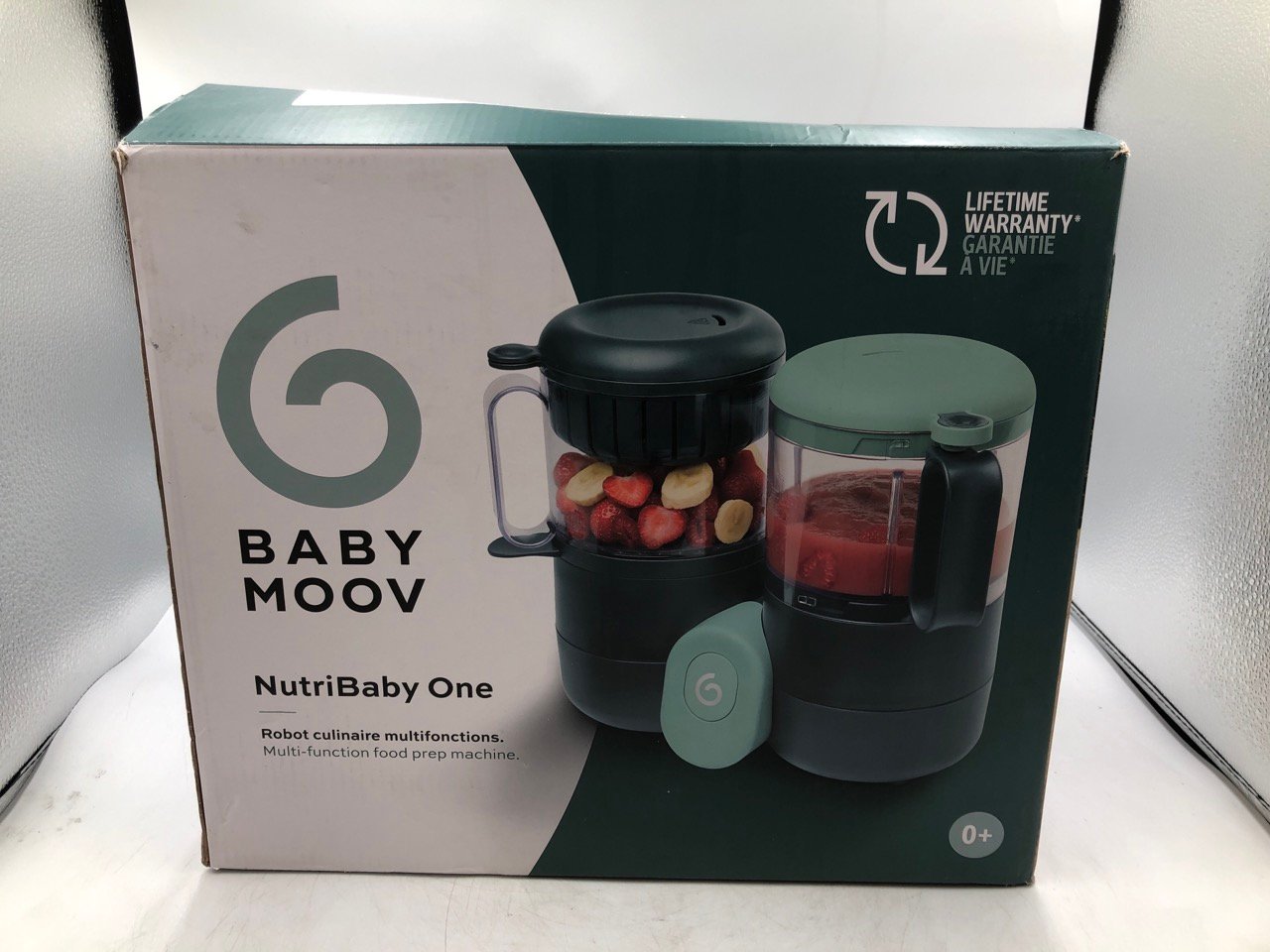 BABYMOOV NUTRIBABY ONE 4-IN-1 BABY FOOD MAKER, BABY FOOD BLENDER AND STEAMER, FOOD PROCESSOR FOR WEANING, WARMER, DEFROSTER.: LOCATION - TOP 50