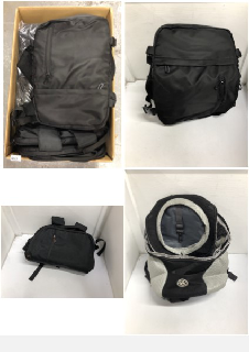 QUANTITY OF CLOTHING & APPAREL ITEMS TO INCLUDE BLACK BACKPACK: LOCATION - C RACK