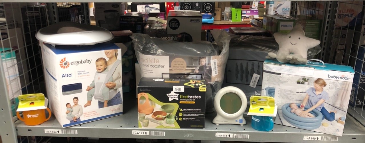 QUANTITY OF BABY & TODDLER ITEMS TO INCLUDE TOMMEE TIPPEE ESSENTIALS 1ST CUP: LOCATION - D RACK