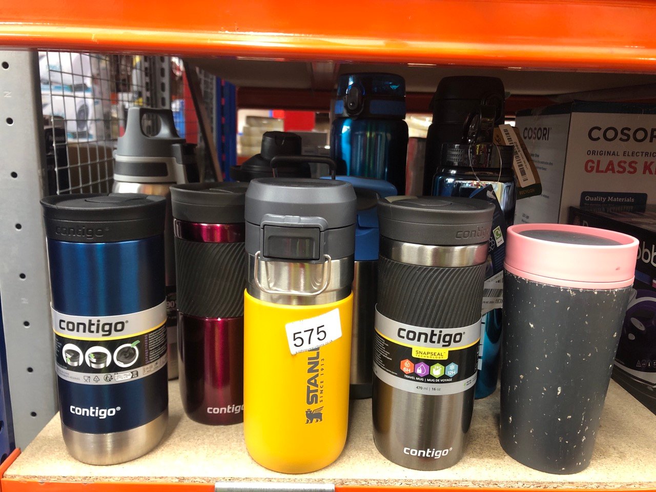 QUANTITY OF SPORTS & EXERCISE ITEMS TO INCLUDE CONTIGO BYRON SNAPSEAL TRAVEL MUG | STAINLESS STEEL THERMAL MUG | VACUUM FLASK | LEAKPROOF TUMBLER | COFFEE TO GO MUG WITH BPA FREE EASY-CLEAN LID | GUN