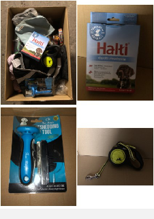 QUANTITY OF PET PRODUCTS ITEMS TO INCLUDE HALTI OPTIFIT HEADCOLLAR SIZE LARGE, DOG HEAD HARNESS TO STOP PULLING ON THE LEAD, EASY TO USE, ADJUSTABLE & REFLECTIVE HEAD COLLAR FOR DOGS, PROFESSIONAL AN