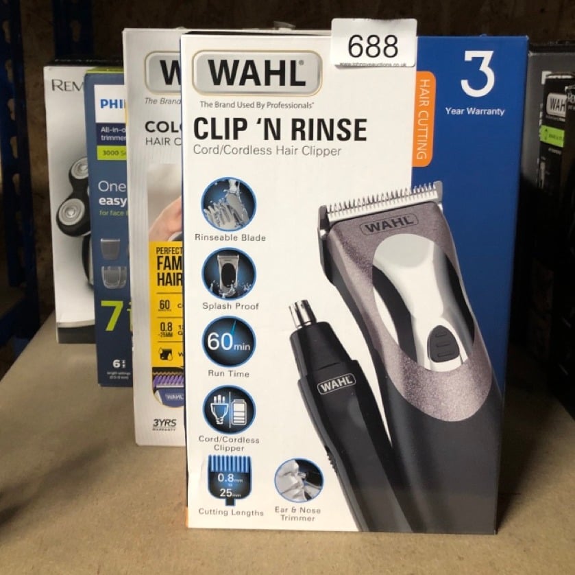 QUANTITY OF HEALTH & BEAUTY ITEMS TO INCLUDE WAHL CLIP N RINSE HAIR CLIPPER FOR MEN, GIFTS FOR HIM, HEAD SHAVER, MEN'S HAIR CLIPPERS, NOSE TRIMMERS FOR MEN, CORDLESS CLIPPERS, WASHABLE HEAD, DIY HAIR