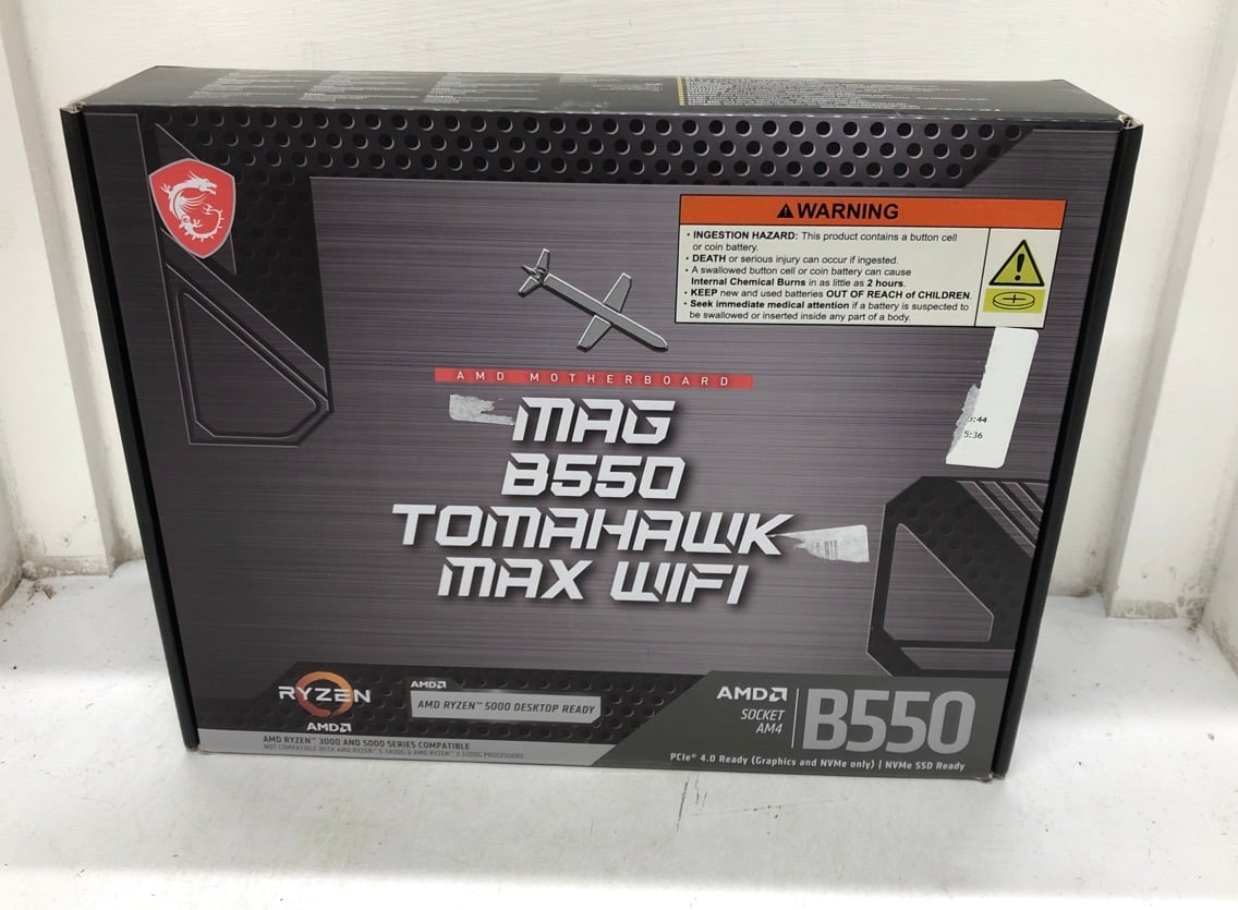 MSI MAG B550 TOMAHAWK WIFI GAMING MOTHERBOARD: LOCATION - E RACK