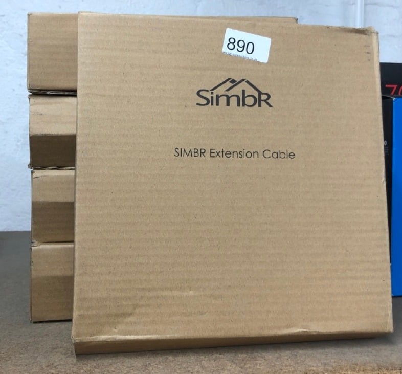 5 X SIMBR EXTENSION CABLES: LOCATION - F RACK