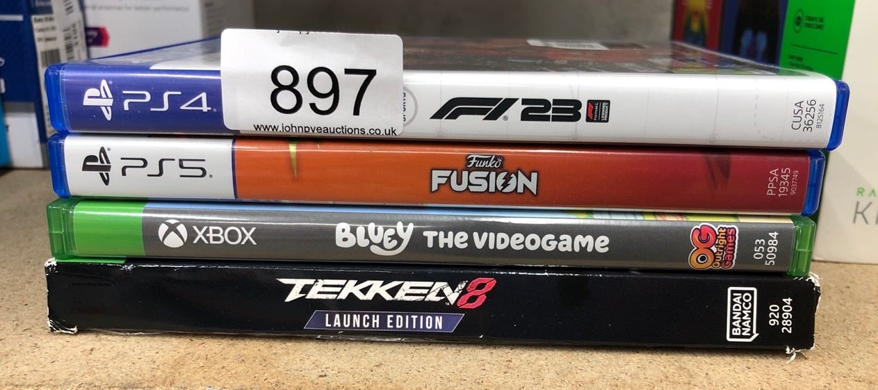 QUANTITY OF TECH & GAMING ITEMS TO INCLUDE F1 23 PS4 | VIDEOGAME | ENGLISH: LOCATION - F RACK