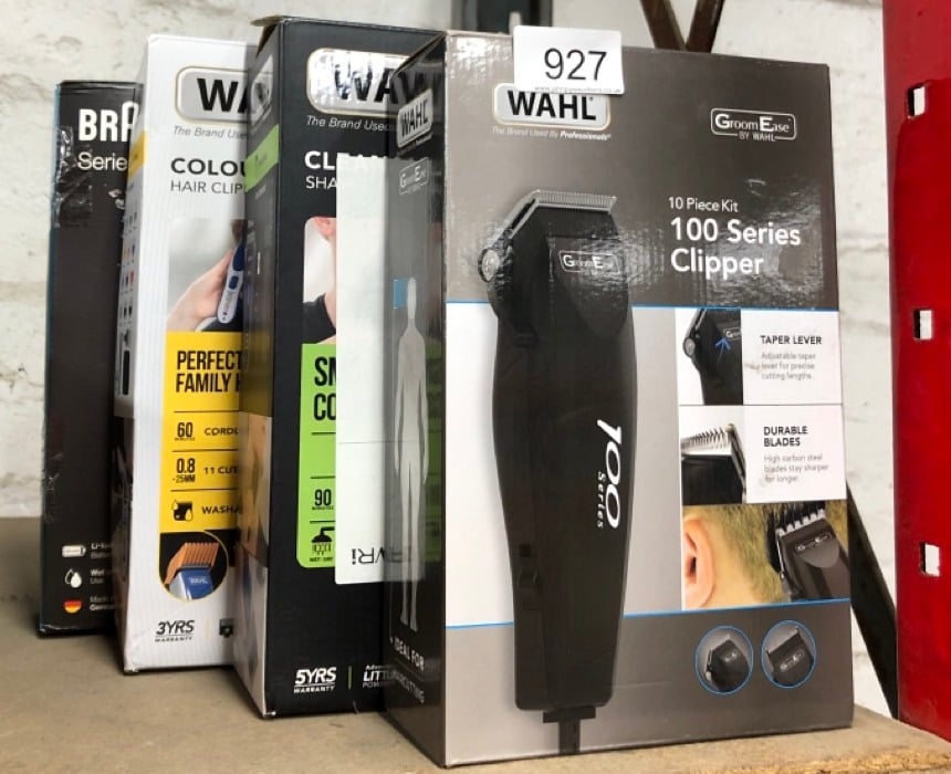 QUANTITY OF HEALTH & BEAUTY ITEMS TO INCLUDE WAHL 100 SERIES MAINS HAIR CLIPPER : LOCATION - F RACK