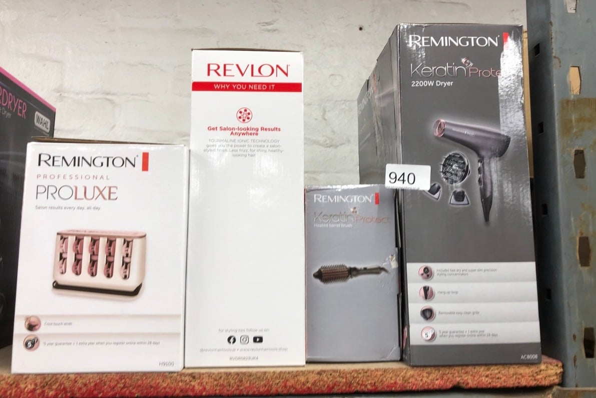 QUANTITY OF HEALTH & BEAUTY ITEMS TO INCLUDE REVLON RVDR5823UK HARMONY DRY & STYLE 1600W HAIR DRYER: LOCATION - F RACK