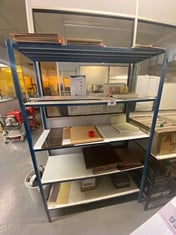 Five Tier Shelf Unit & Contents