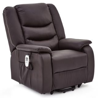 STRADA RISER RECLINER BROWN RRP £999.00