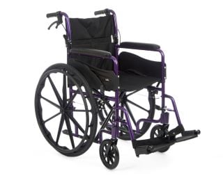 GRAVITI SELF PROPELLED WHEELCHAIR PURPLE RRP £249