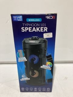 QTY OF ITEMS TO INCLUDE RED5 WIRELESS TYPHOON 101 SPEAKER