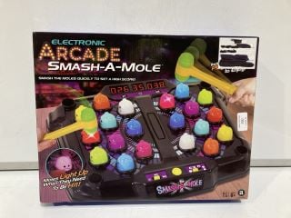 QTY OF ITEMS TO INCLUDE ELECTRONIC ARCADE SMASH-A-MOLE