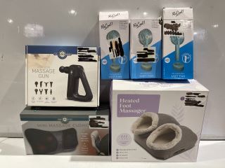 QTY OF ITEMS TO INCLUDE HEATED FOOT MASSAGER