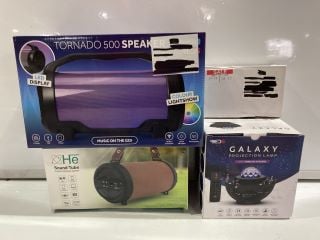 QTY OF ITEMS TO INCLUDE RED5 GALAXY PROJECTION LAMP WITH WIRELESS SPEAKER