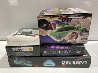 QTY OF ITEMS TO INCLUDE VR REAL FEEL RACING 3D REALITY SIMULATOR