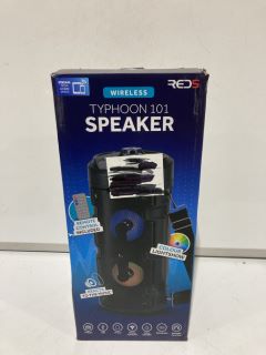 QTY OF ITEMS TO INCLUDE RED5 WIRELESS TYPHOON 101 SPEAKER