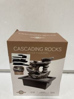 QTY OF ITEMS TO INCLUDE WELL BEING CASCADING ROCKS WATER FOUNTAIN