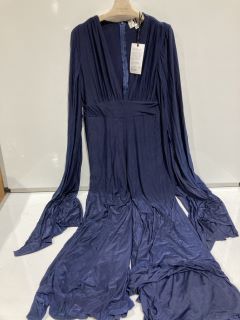 1 X BOX OF PREMIUM DESIGNER APPAREL TO INCLUDE FOREVER UNIQUE NAVY JUMPSUIT UK 16