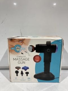 3 X WELL BEING CORDLESS MASSAGE GUN