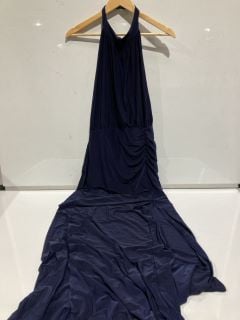 1 X BOX OF PREMIUM DESIGNER APPAREL TO INCLUDE FOREVER UNIQUE NAVY DRESS UK 18