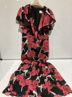 1 X BOX OF PREMIUM DESIGNER APPAREL TO INCLUDE FOREVER UNIQUE AQUA DRESS UK 16