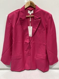 1 X BOX OF PREMIUM DESIGNER APPAREL TO INCLUDE FOREVER UNIQUE PINK BLAZER UK14