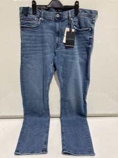 TOMMY HILFIGER SLIM FIT BLEAKER THFLEX LUXURY DENIM JEANS SIZE 38X32