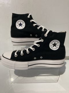 CONVERSE CTAS LIFT HI BLACK/WHITE WOMEN'S SIZE 8