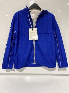 PYRENEX BLUE ZIP UP COAT SIZE 14 YRS RRP £190