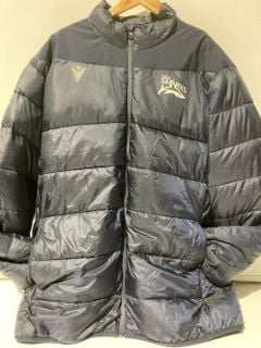 SALE SHARKS NAVY PUFFER JACKET SIZE 5XL