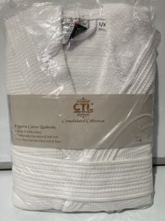 BOX OF ITEMS TO INCLUDE EGYPTION COTTON BATHROBE