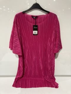 PINK LIMITED COLLECTION DRESS SIZE 22-24 + YOURS DRESS PINK SIZE 20 + YOURS DRESS RED SIZE 26-28 RRP £110