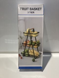 FRUIT BASKET 3 TIER + GRILL TRAYS