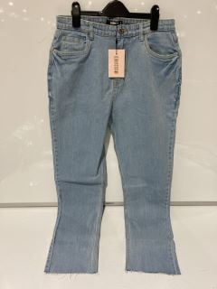 4X MISGUIDED LIGHT BLUE JEANS SIZE 12 RRP £80