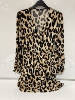 BY VERY ANIMAL PRINT DRESS SIZE 14 + BY VERY ANIMAL PRINT DRESS SIZE 10 RRP £72