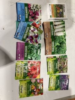 1 X BOX OF GARDENING SEEDS TO INCLUDE STOCK