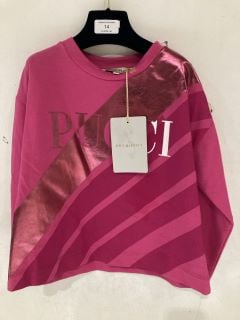 1 X DESIGNER APPAREL TO INLCUDE PUCCI CHILDRENS LONG SLEEVED TOP SIZE 5 TOTAL RRP £100