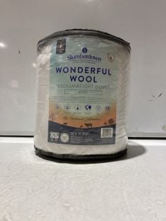 3 X HOME ITEMS TO INCLUDE WOOL DUVET KING