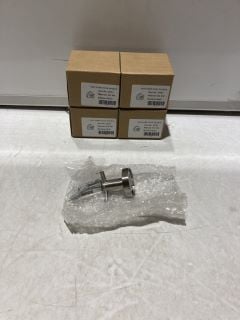 1 X BOX OF INOX ROBE HOOK DOUBLE