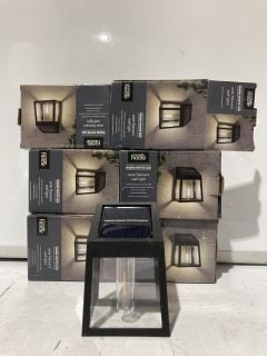 1 X BOX OF SOLAR FILLMENT WALL LIGHT TO INCLUDE BLACK PLASTIC SPOTLIGHT