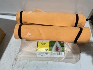 1 X BOX OF ADULT SLEEPING BAGS TO INCLUDE CAMPING MAT