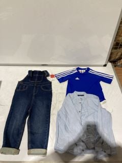 1 X BOX OF CHILDREN CLOTHES TO INCLUDE ENGLAND FOOTBAL TOP