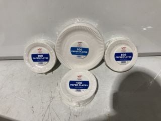 1 X BOX OF KITCHEN ITEMS TO INCLUDE PAPER PLATES